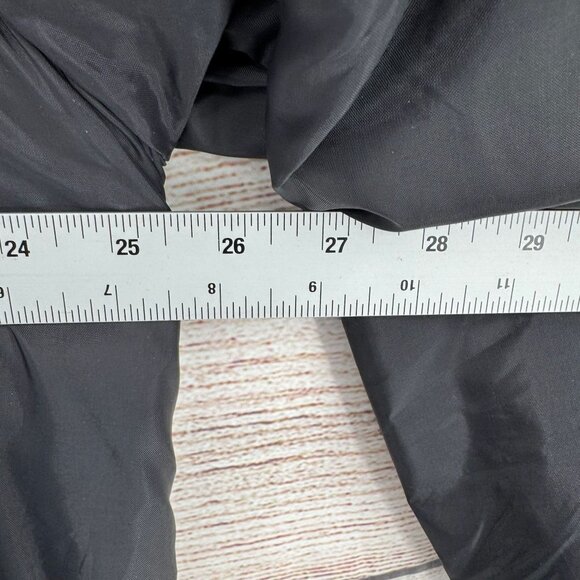 Vintage 80's Windjammer Sherpa‎ Lined Nylon Snap Down jacket Men's XL Black - Picture 11 of 14